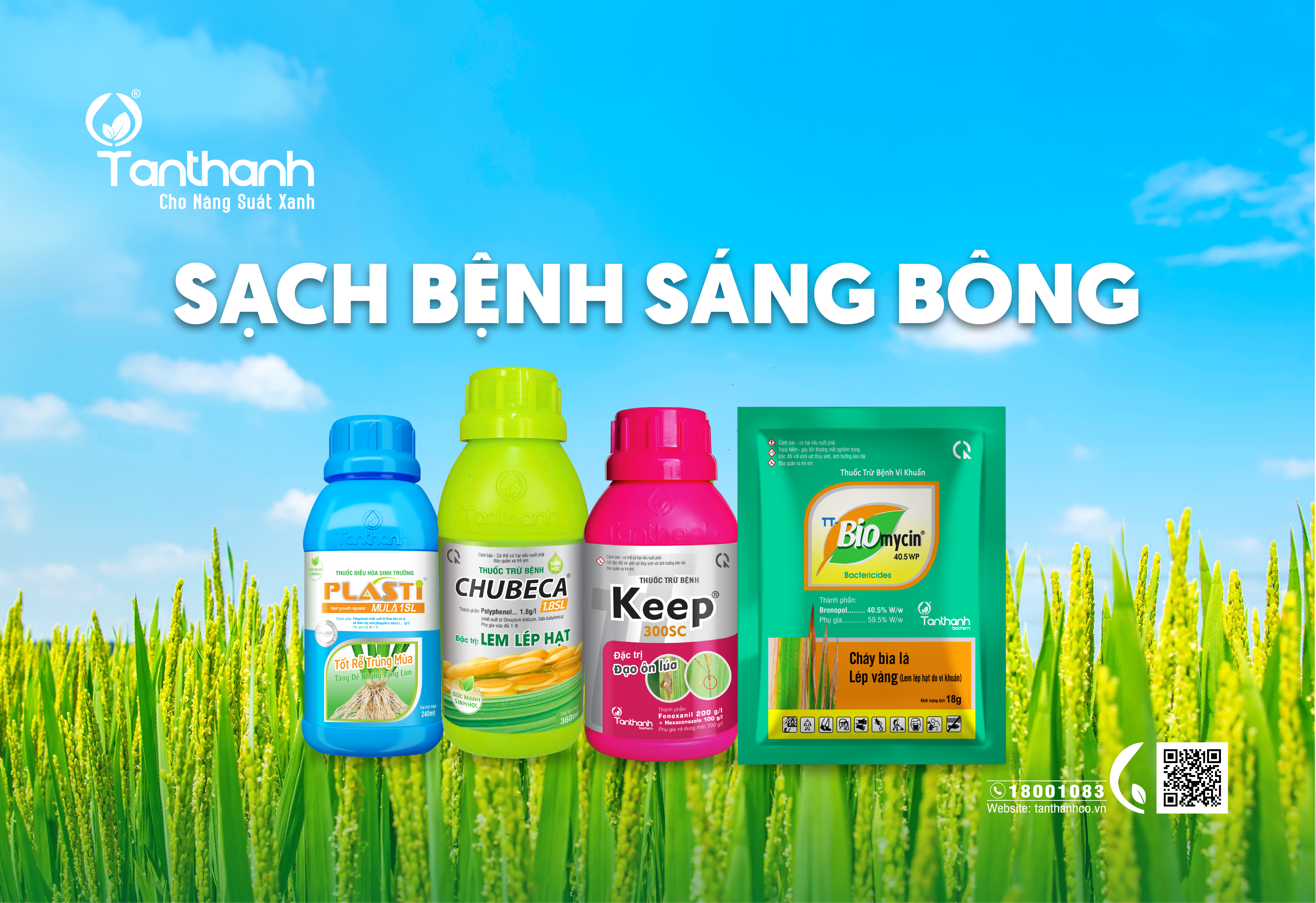 Lúa trổ phun thuốc gì để quản lý bệnh hại?