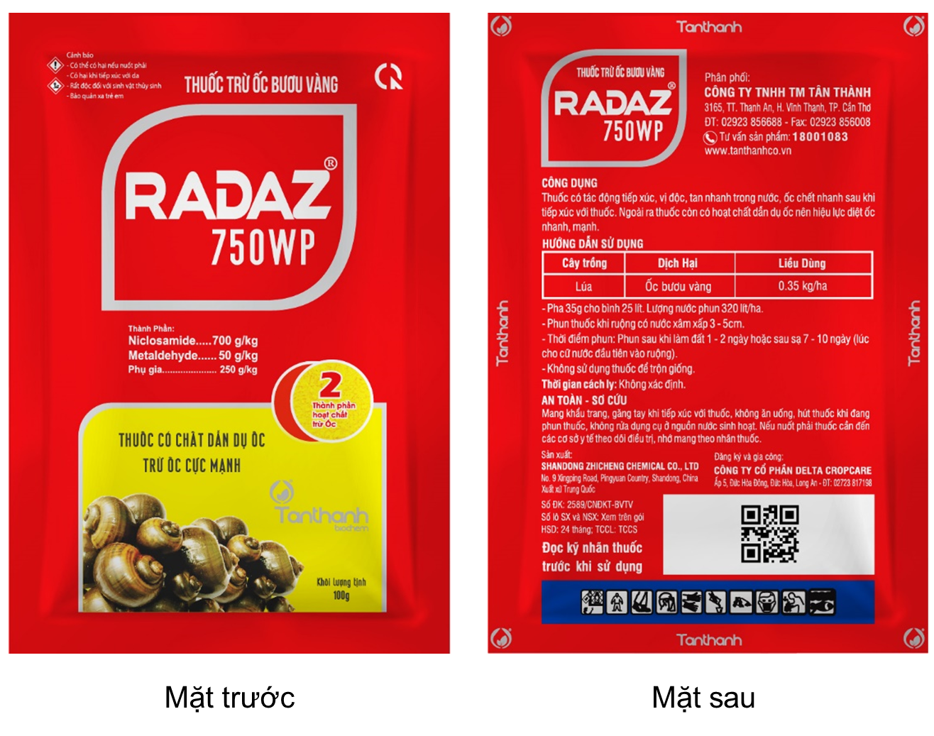 Radaz 750WP đỏ