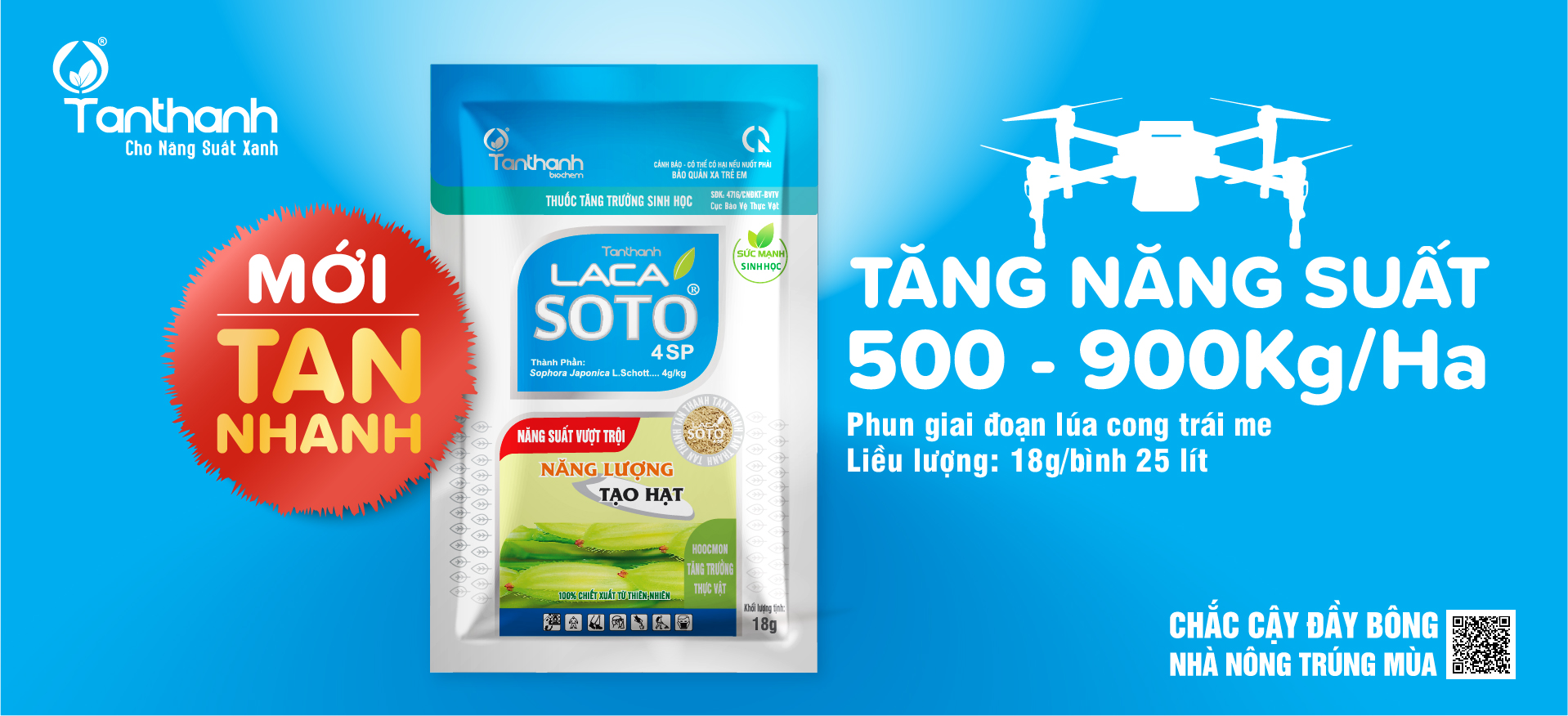 Lacasto 4SP tan nhanh, chất lượng khác biệt Lacasto 4SP tan nhanh, chất lượng khác biệt
