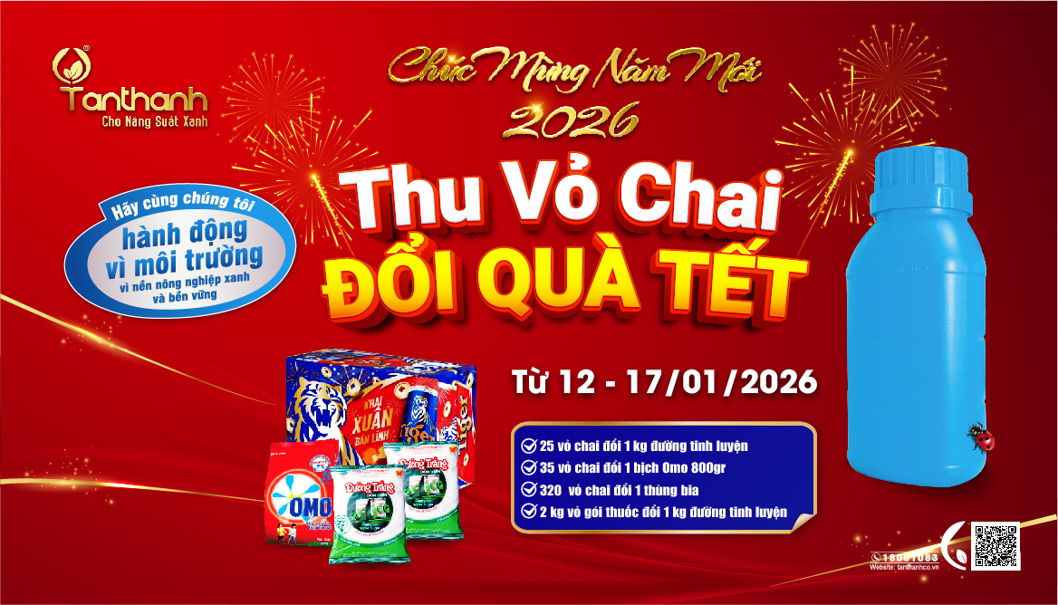Gần 1,5 triệu vỏ chai, bao bì thuốc qua sử dụng được Tân Thành thu gom tiêu huỷ để bảo vệ môi trường. Gần 1,5 triệu vỏ chai, bao bì thuốc qua sử dụng được Tân Thành thu gom tiêu huỷ để bảo vệ môi trường.